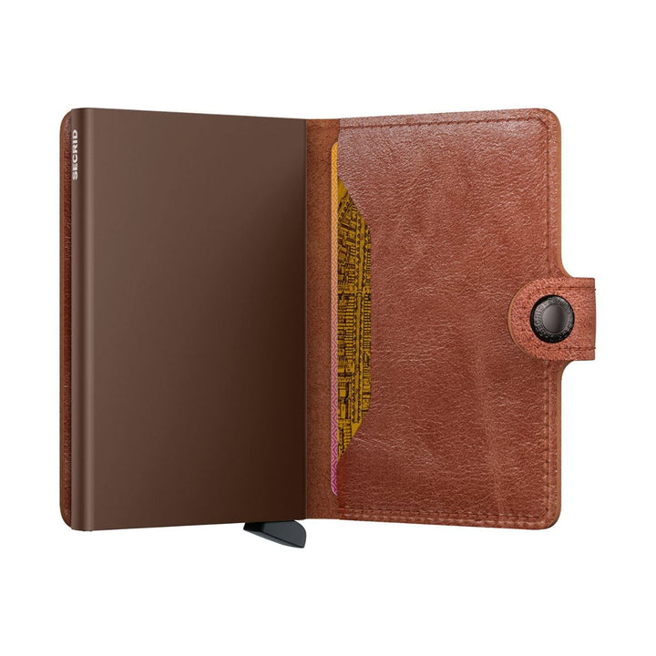Binnenkant van de Secrid mini wallet vintage cognac-brown #kleur_cognac-brown