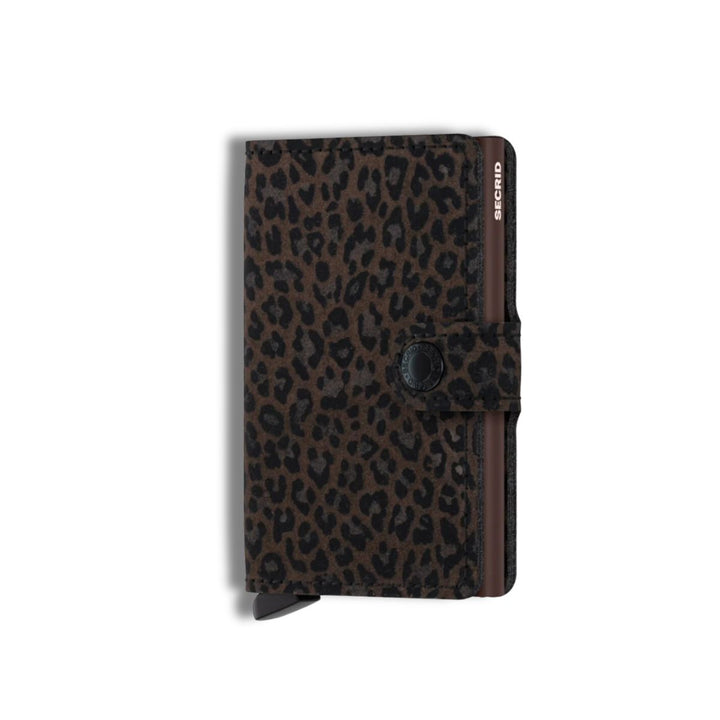 Voorkant Secrid miniwallet leo brown #kleur_leo-brown