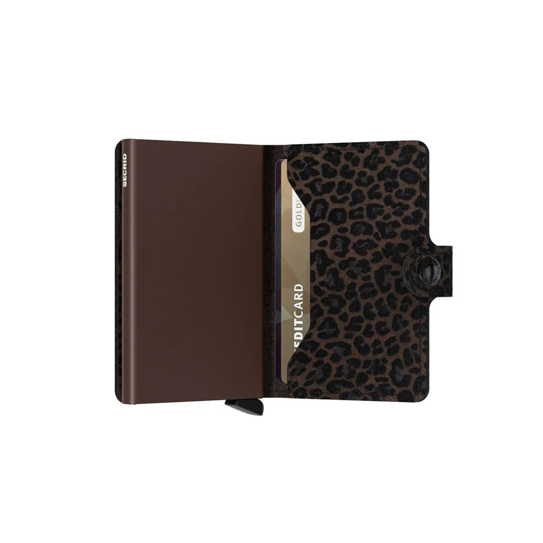 Binnenkant Secrid miniwallet leo brown #kleur_leo-brown