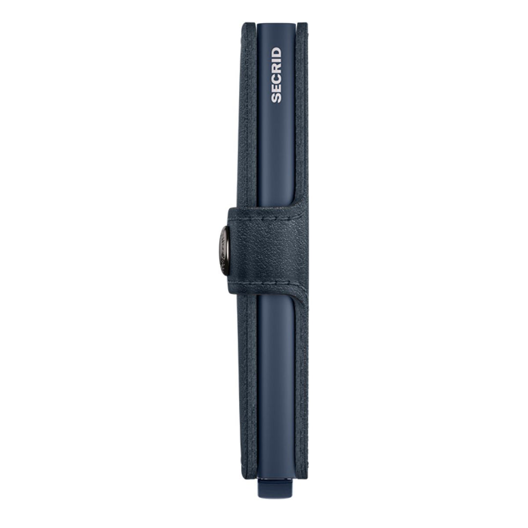 Zijkant van Secrid Miniwallet #kleur_navy-navy