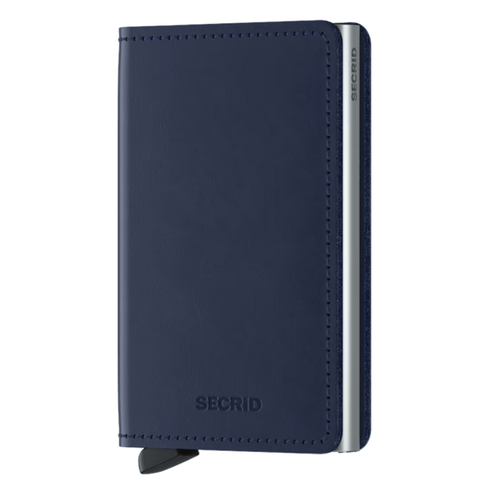 Voorkant van de Secrid slim wallet Blauw #kleur_blauw