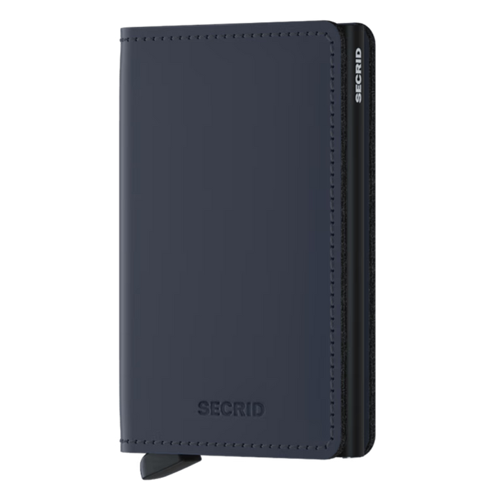 Voorkant van de Secrid Slim wallet nightblue #kleur_nightblue
