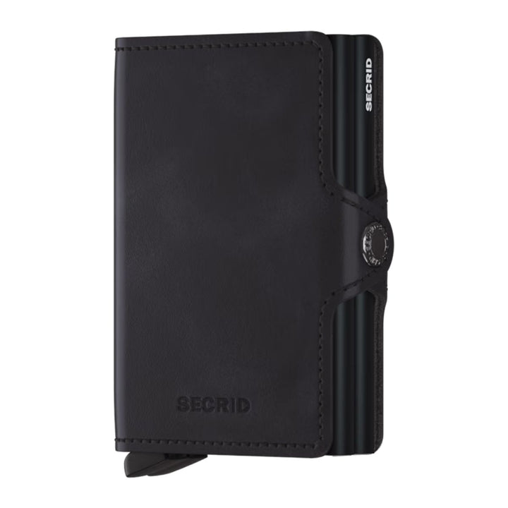Voorkant van de Secrid twinwallet Black #kleur_black