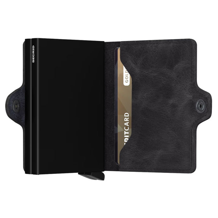 Binnenkant van de Secrid twinwallet Black #kleur_black