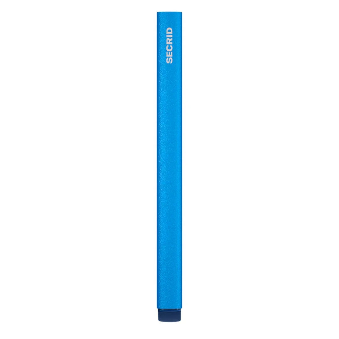 Zijkant van de Secrid Card protector in ultra blauw #kleur_ultra-blauw