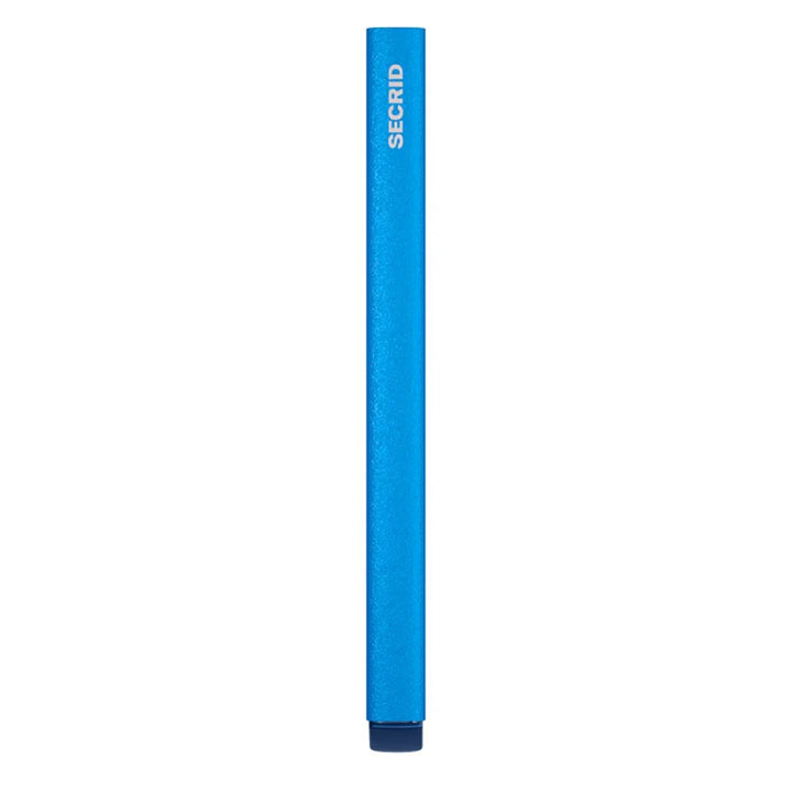 Zijkant van de Secrid Card protector in ultra blauw #kleur_ultra-blauw