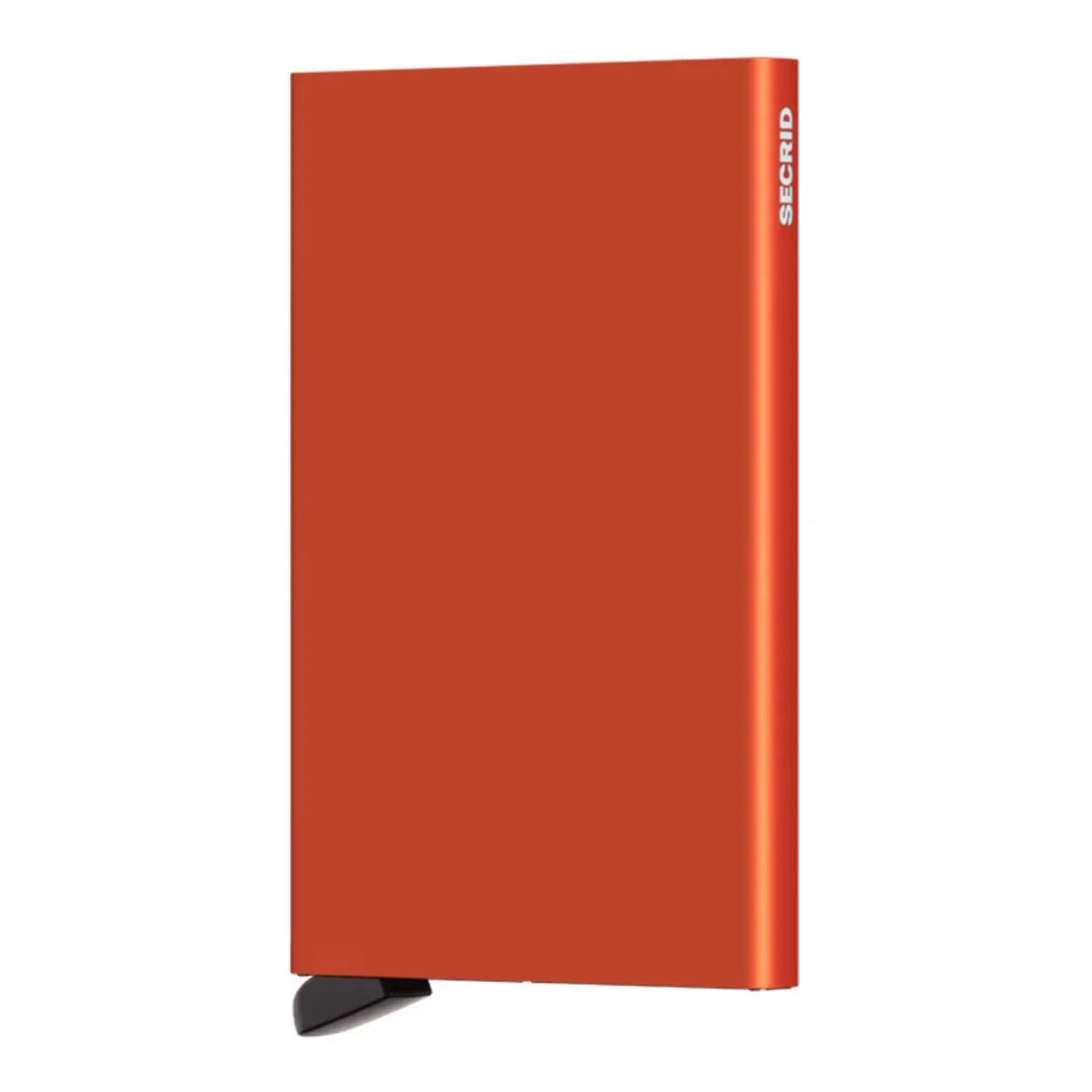 Voorkant van de Secrid Card protector in oranje #kleur_oranje