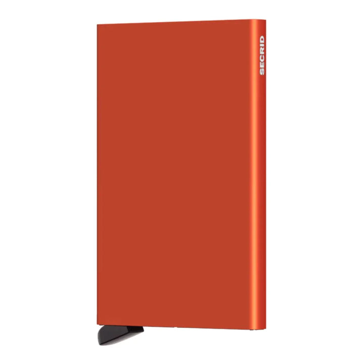 Voorkant van de Secrid Card protector in oranje #kleur_oranje