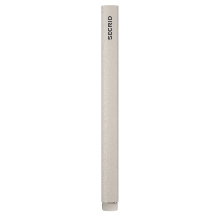 Zijkant van de Secrid Card protector in powder wit #kleur_wit