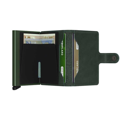Binnenkant Secrid kaarthouder miniwallet groen #kleur_groen