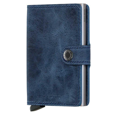 Voorkant Secrid kaarthouder miniwallet navy #kleur_navy