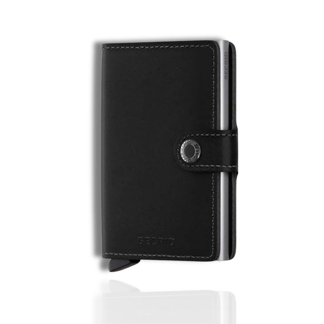 Voorkant van de Secrid mini wallet original-black #kleur_original-black