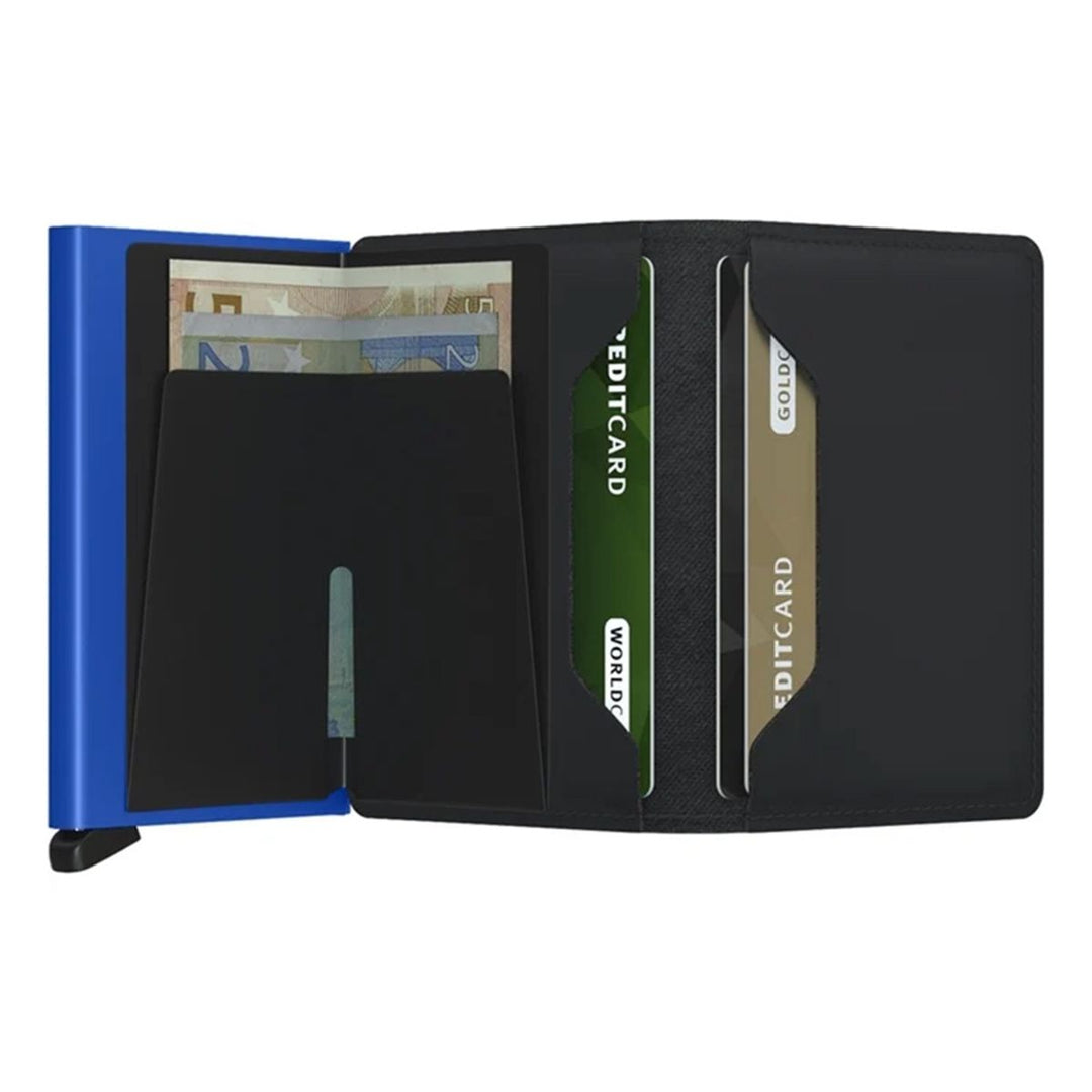 Binnenkant van de Secrid mini wallet blue-black #kleur_blue-black