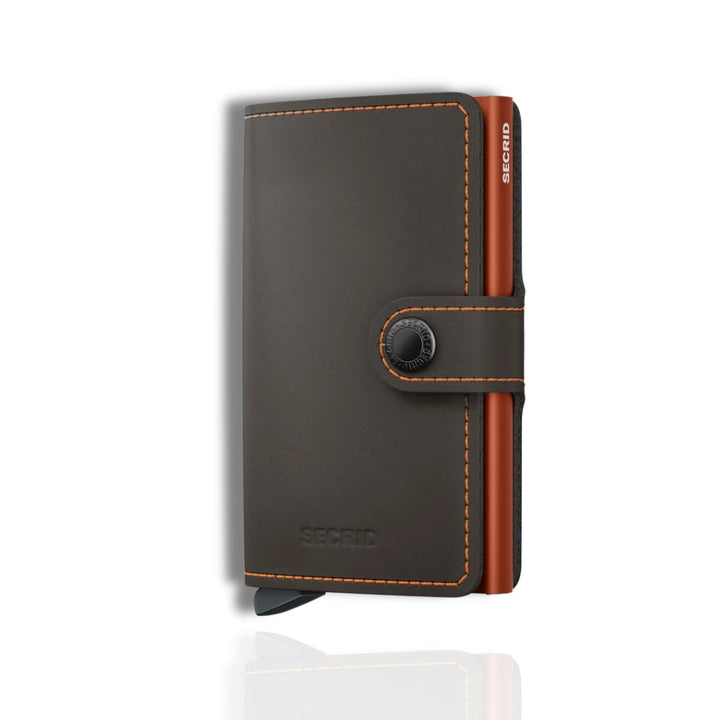 Voorkant van de Secrid mini wallet truffle-orange #kleur_truffle-orange