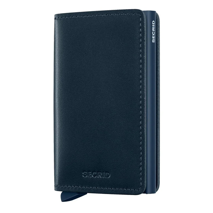 Voorkant van de Secrid Slimwallet navy navy #kleur_navy-navy