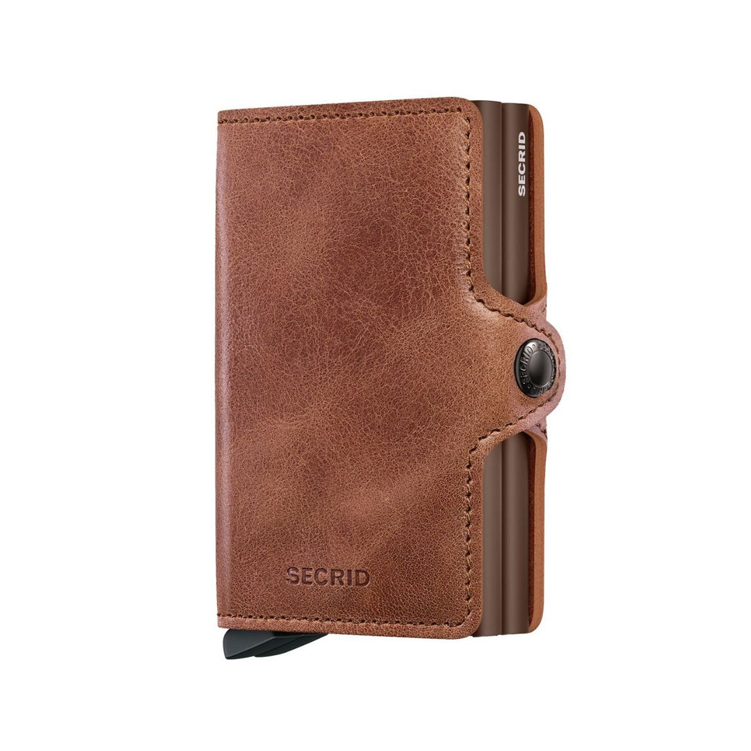 Voorkant van de Secrid twin wallet vintage cognac-brown #kleur_cognac-brown