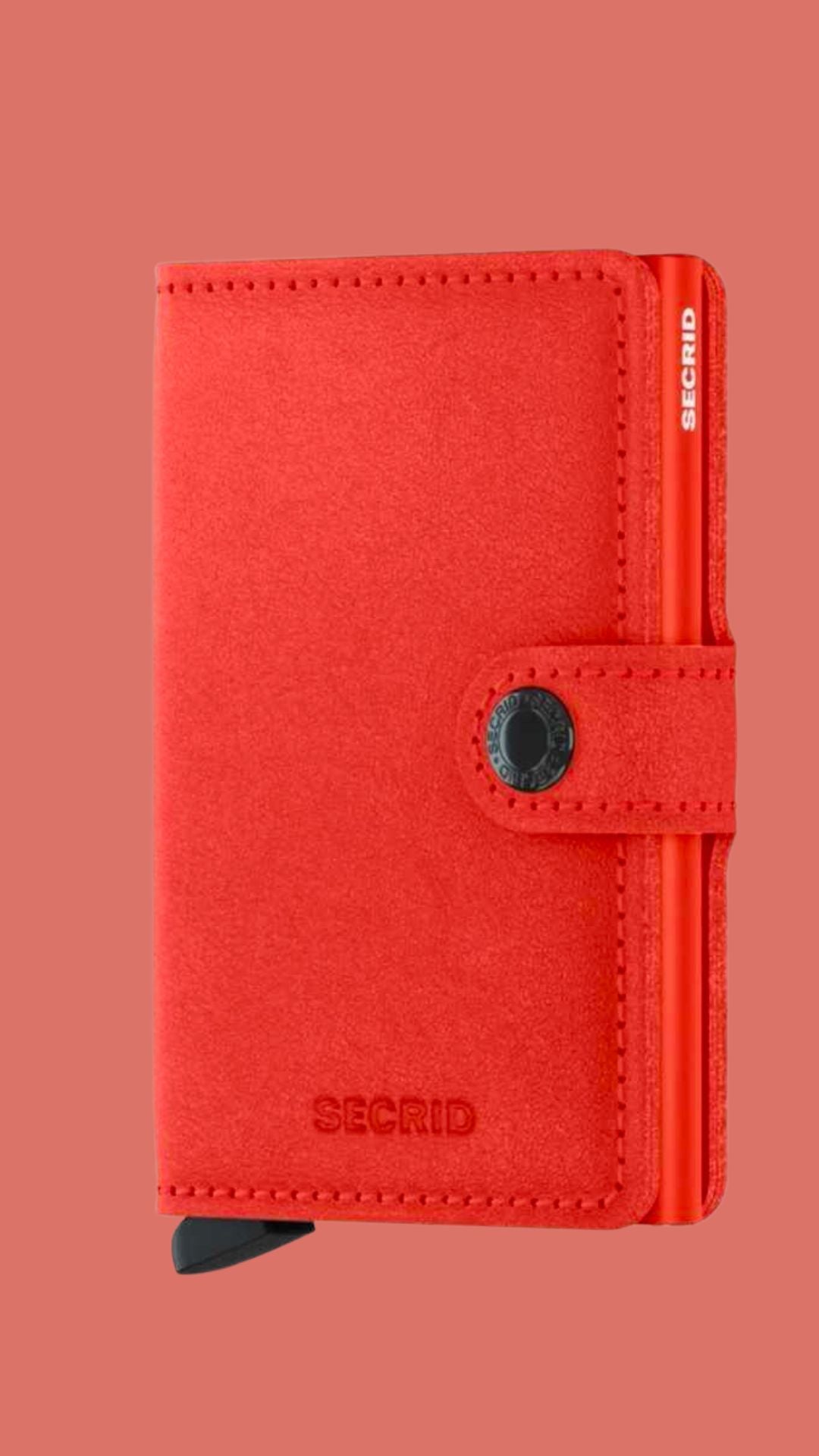 Secrid Miniwallet portemonnee in oranje