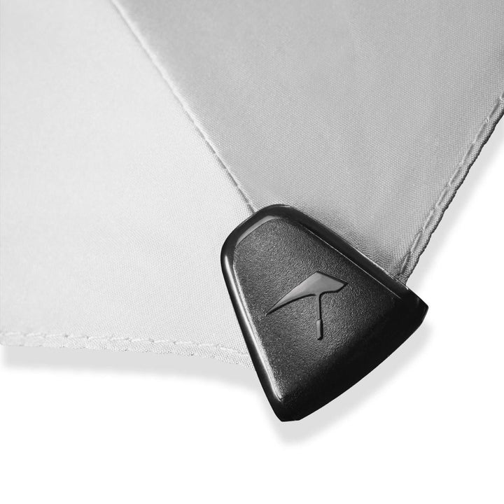 Details van de Senz Automatic strom paraplu silver #kleur_silver