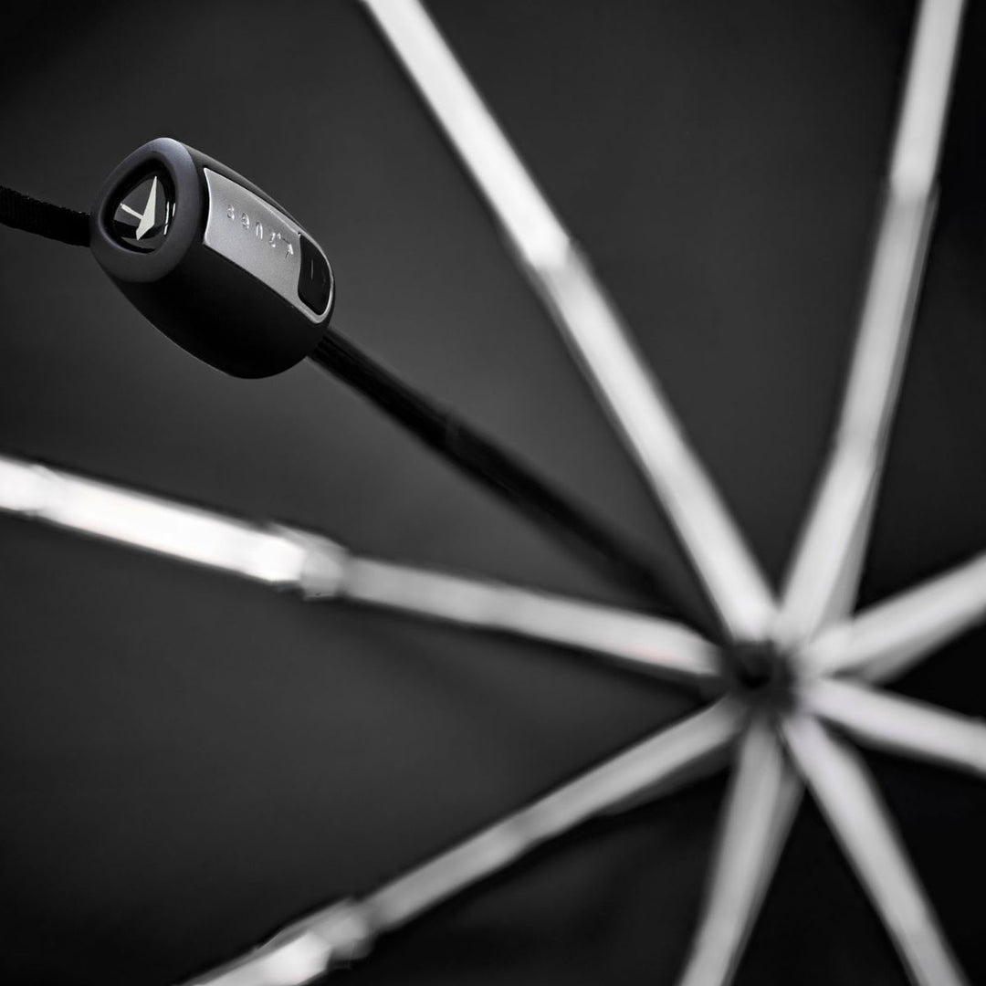 Binnenkant van de Senz Automatic strom paraplu silver #kleur_silver