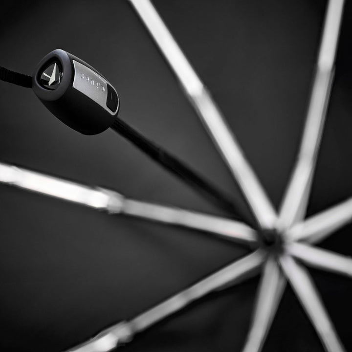 Binnenkant van de Senz Automatic strom paraplu silver #kleur_silver