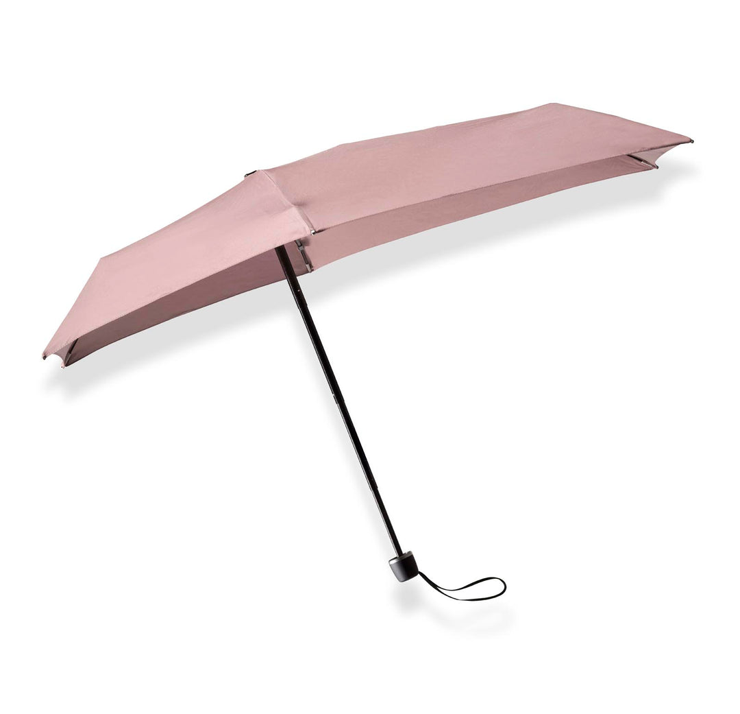 Voorkant van de Senz micro opvouwbare storm paraplu Lotus-Pink #kleur_lotus-pink