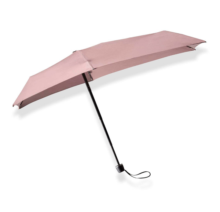 Voorkant van de Senz micro opvouwbare storm paraplu Lotus-Pink #kleur_lotus-pink