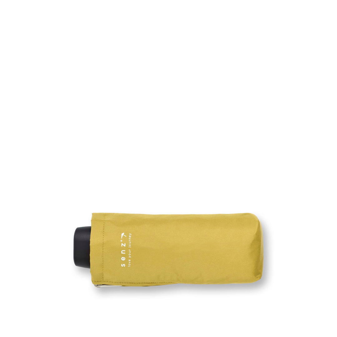 Bewaarhoes van de Senz micro opvouwbare storm paraplu citron #kleur_citron