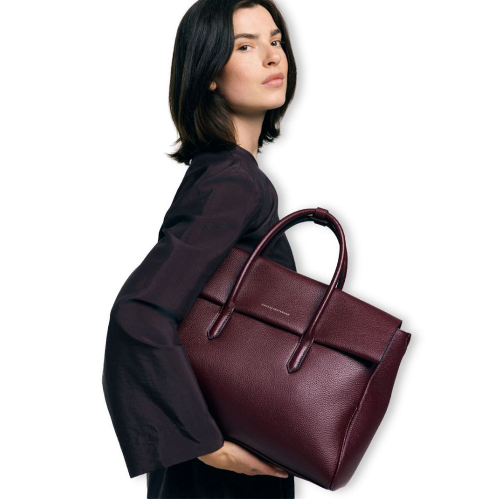 De Smaak Amsterdam Barbra xl Bordeaux in gebruik #kleur_bordeaux