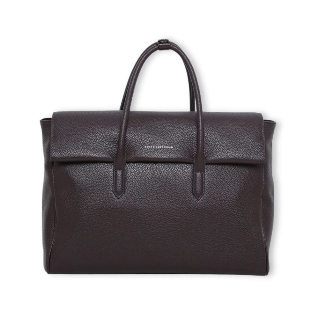 Voorkant van de Smaak Amsterdam Barbra xl chocolade #kleur_chocolade