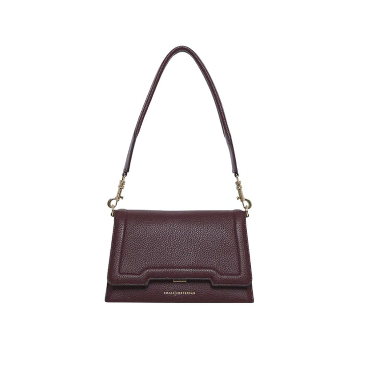Voorkant Smaak Amsterdam Bitti schoudertas bordeaux #kleur_bordeaux