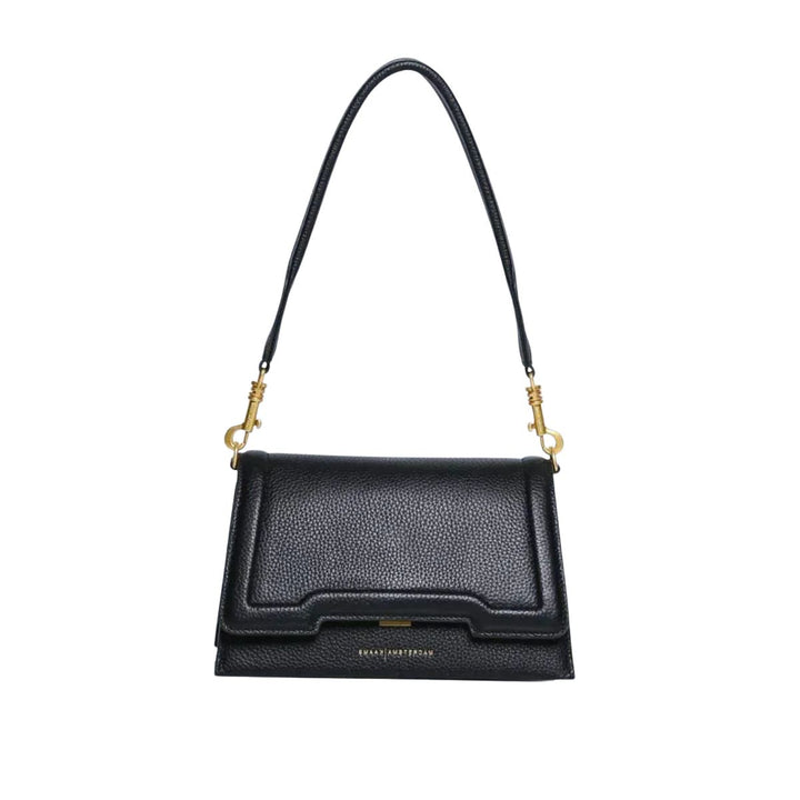 Voorkant van de Smaak Amsterdam Bitti schoudertas in het black #kleur_black