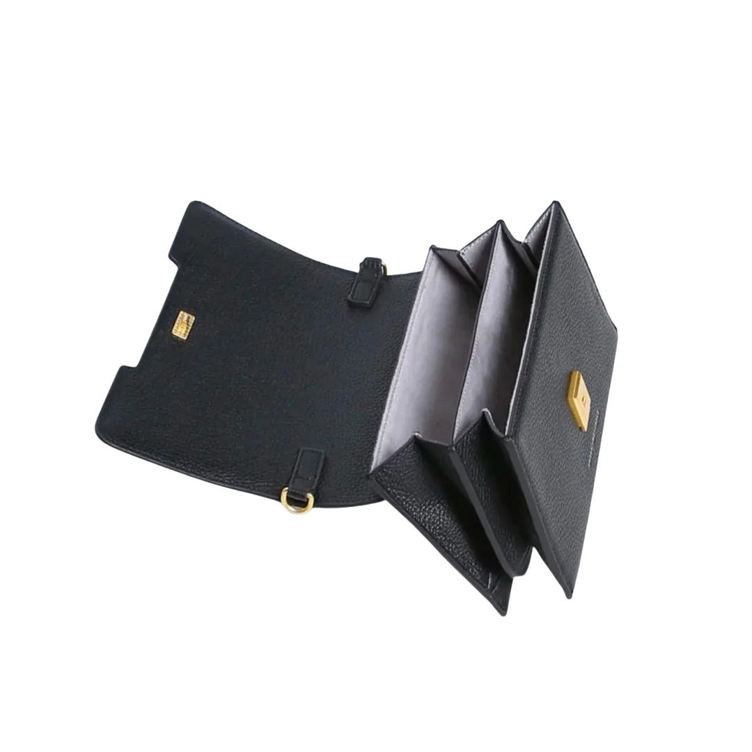 Binnenkant van de Smaak Amsterdam Bitti schoudertas in het black #kleur_black