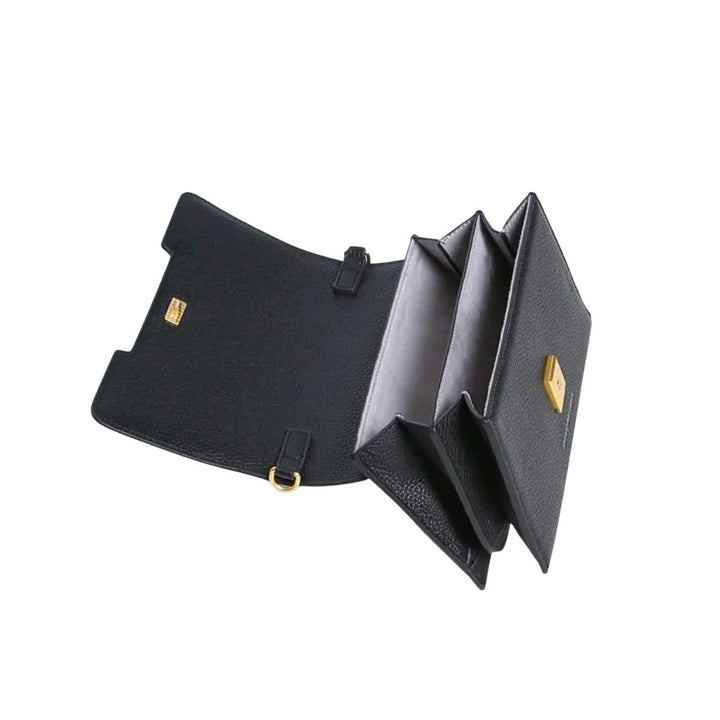 Binnenkant van de Smaak Amsterdam Bitti schoudertas in het black #kleur_black