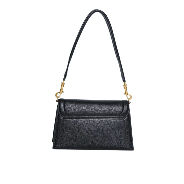 Achterkant van de Smaak Amsterdam Bitti schoudertas in het black #kleur_black