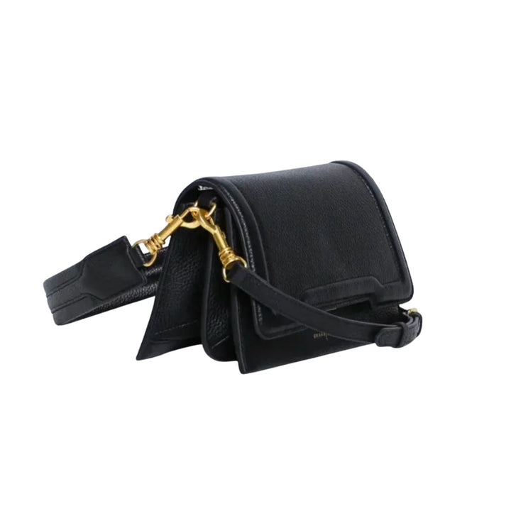 Voorzijde van de Smaak Amsterdam Bitti schoudertas in het black #kleur_black