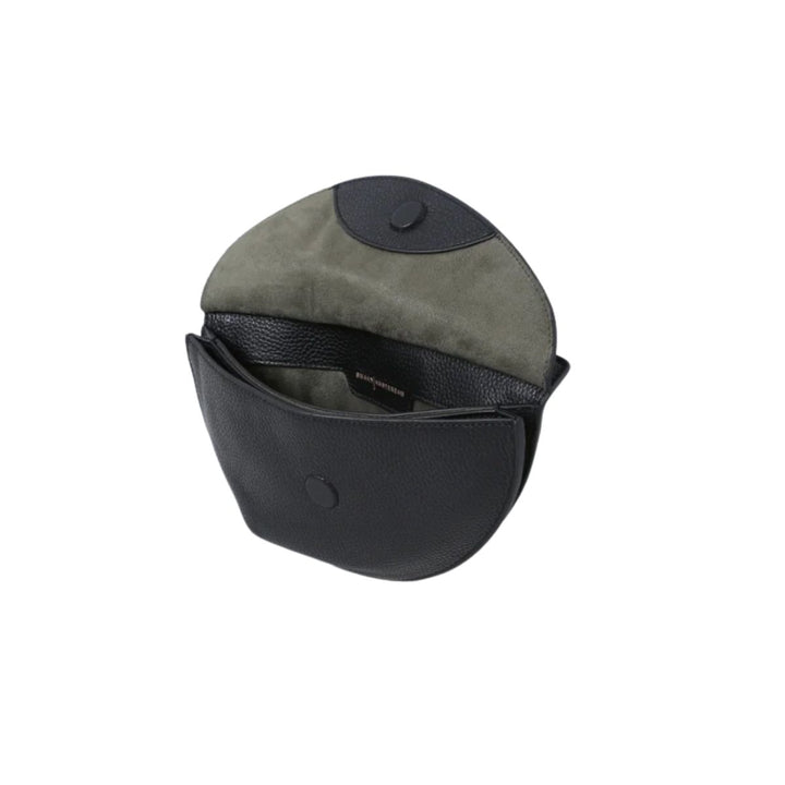 Binnenkant  van de Smaak Amsterdam Jeanny crossbodytas zwart #kleur_zwart