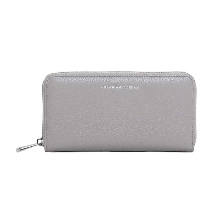 Voorkant van de Smaak Amsterdam Luna Dames portemonnee taupe #kleur_taupe