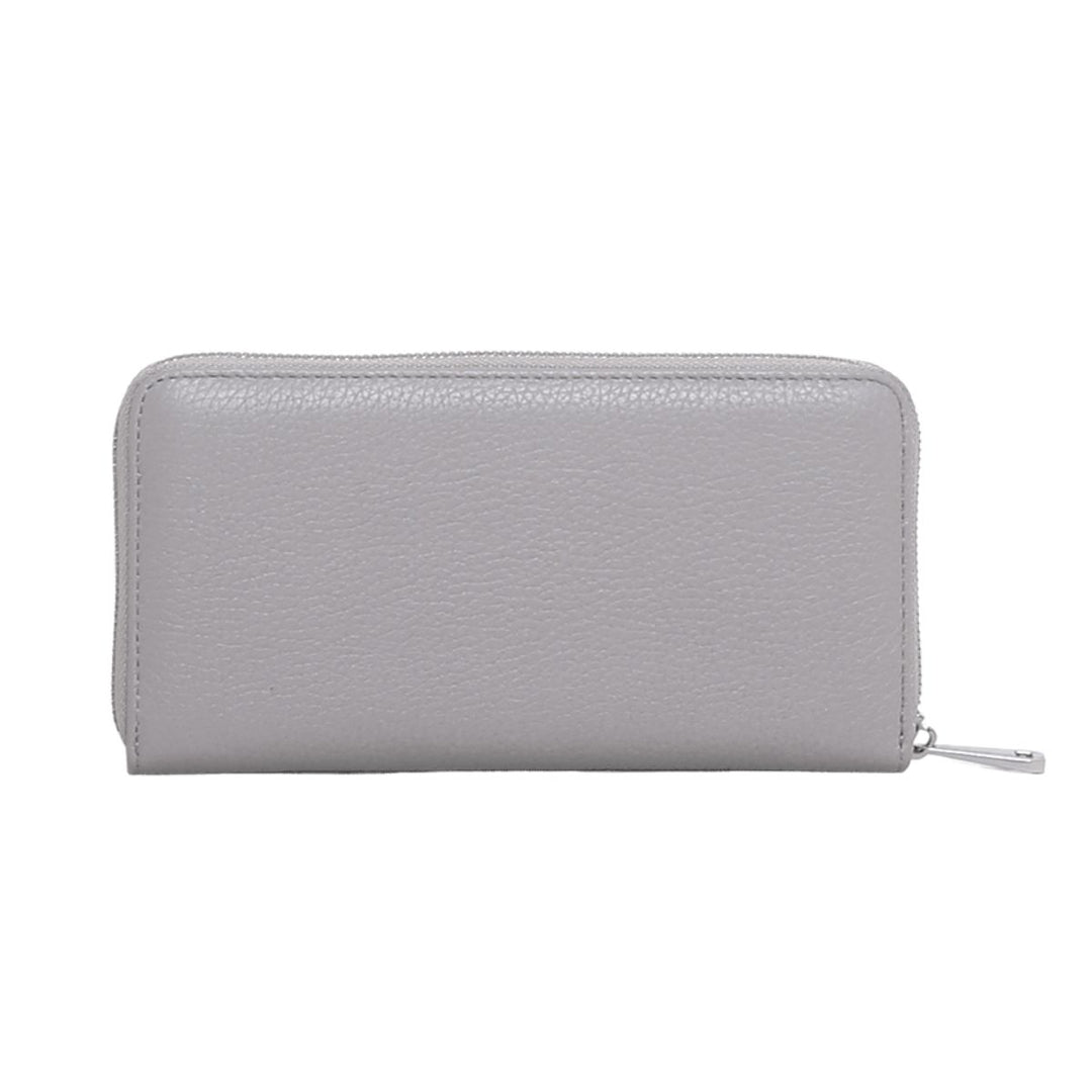 Achterkant van de Smaak Amsterdam Luna Dames portemonnee taupe #kleur_taupe