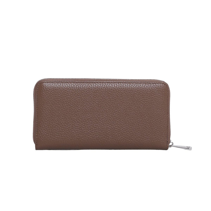 Achterkant van de Smaak Amsterdam Luna Dames portemonnee camel #kleur_camel