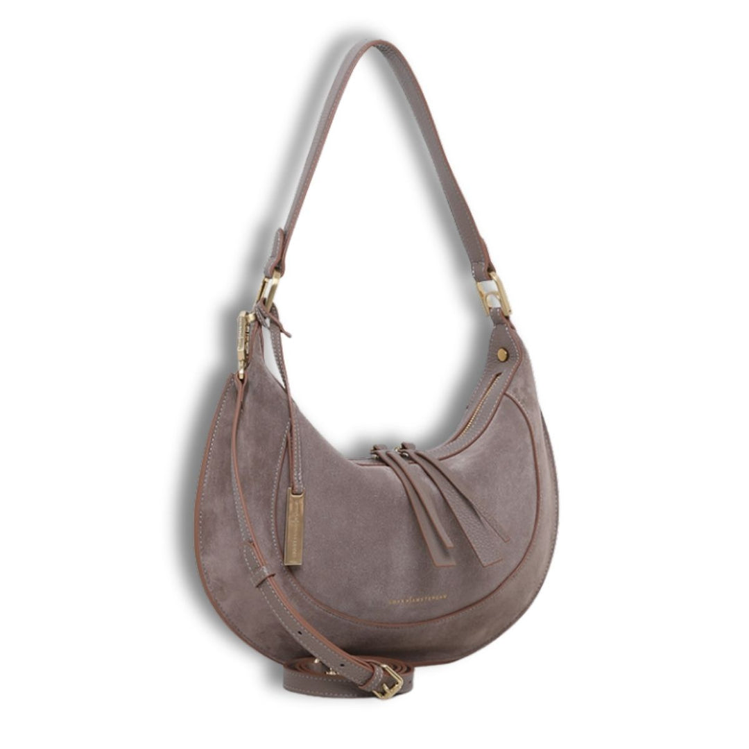 Voorzijde met schouderriem #kleur_clay