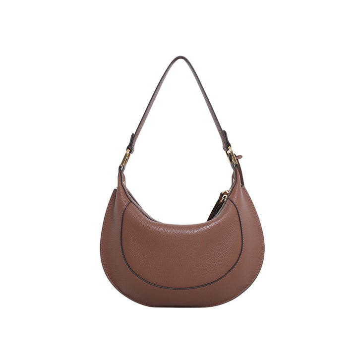 Achterkant van de Smaak Amsterdam Marlon schoudertas #kleur_camel