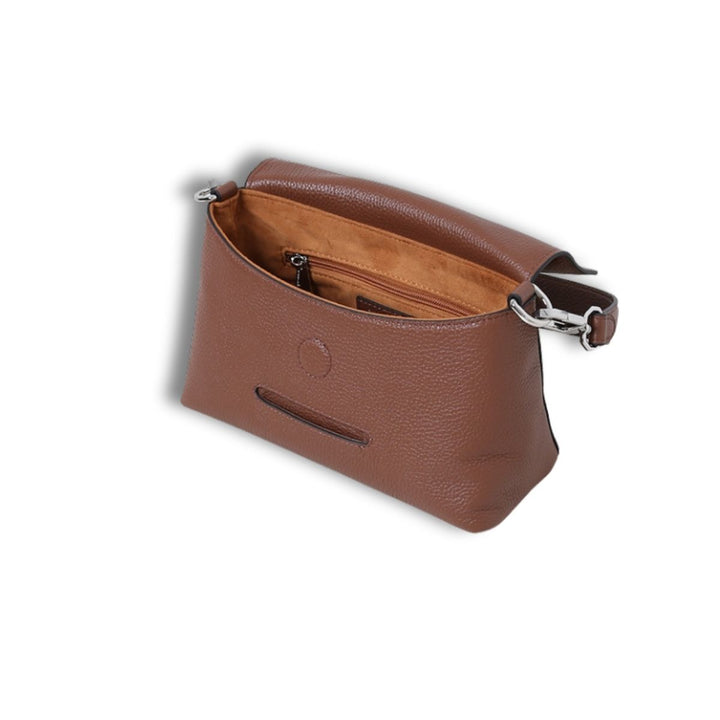 Binnenkant van de Smaak Amsterdam Pippa schoudertas in camel #kleur_camel