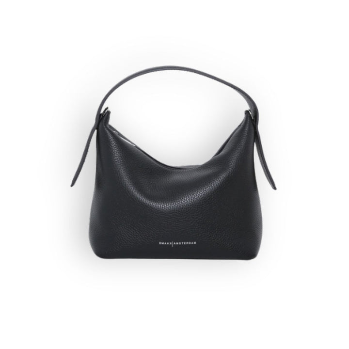 Voorkant Tara schoudertas van Smaak Amsterdam in black #kleur_black
