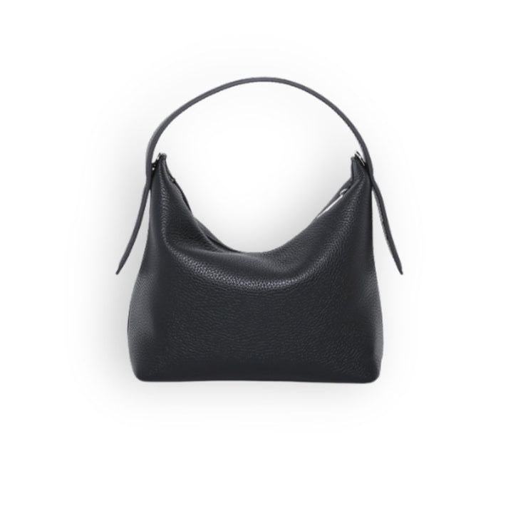 Achterkant Tara schoudertas van Smaak Amsterdam in black #kleur_black