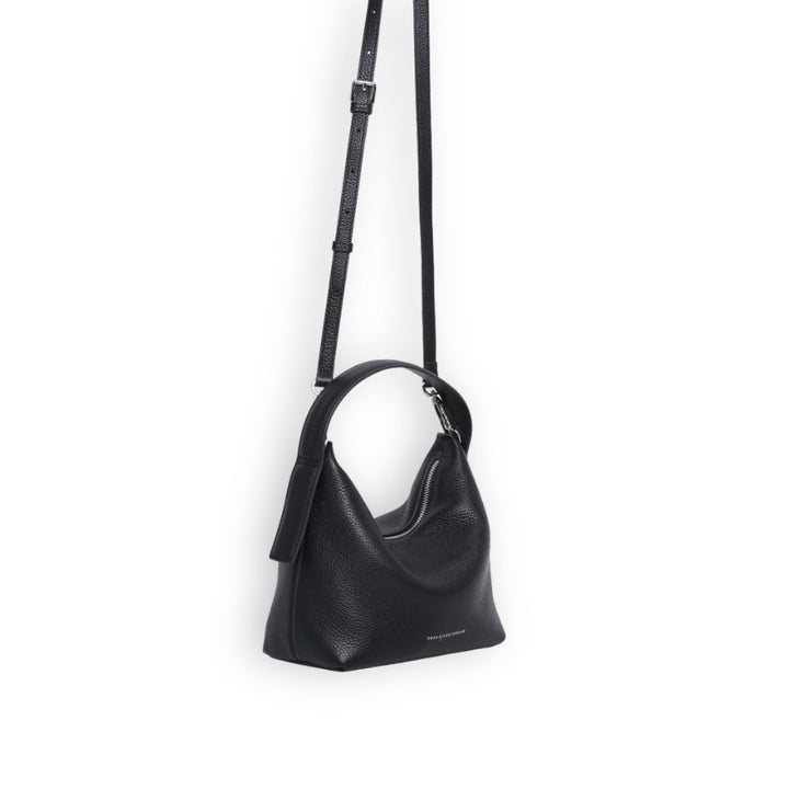 Voorzijde Tara schoudertas van Smaak Amsterdam in black #kleur_black