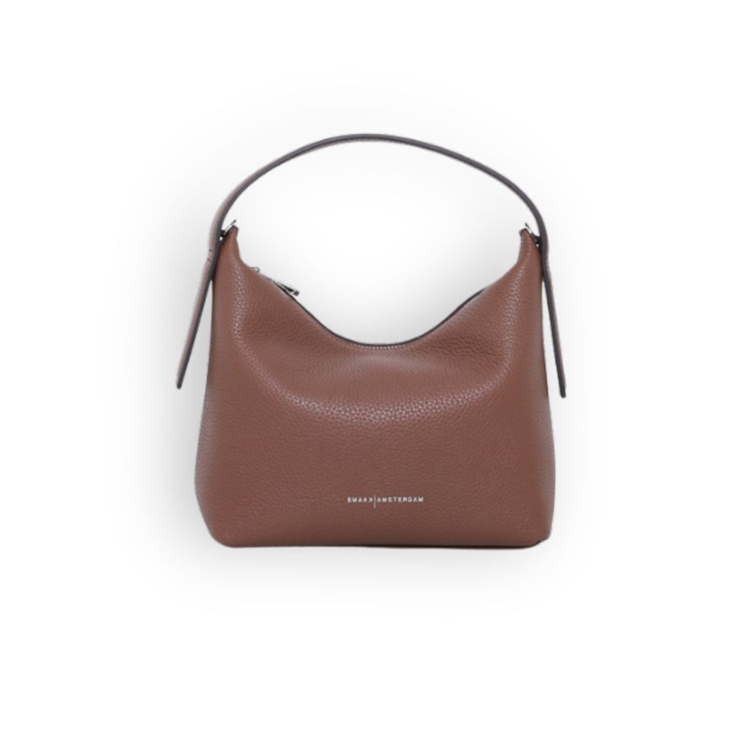 Voorkant Tara schoudertas van Smaak Amsterdam in camel #kleur_camel