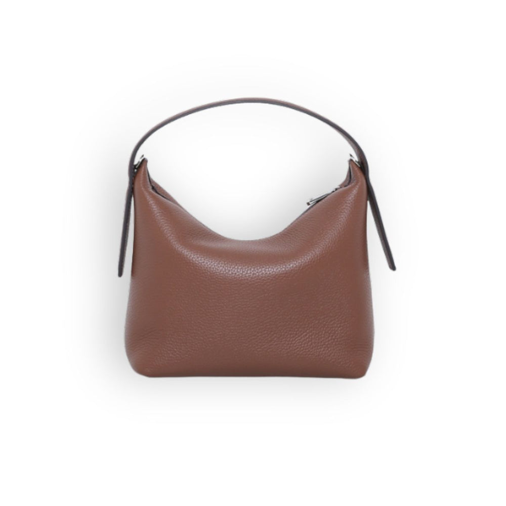 Achterkant Tara schoudertas van Smaak Amsterdam in camel #kleur_camel