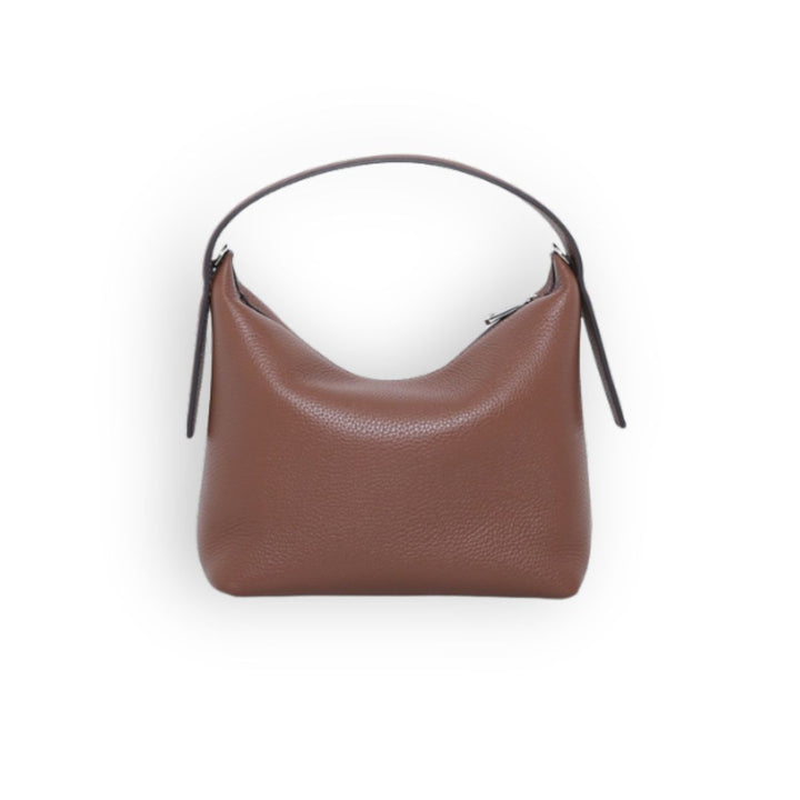Achterkant Tara schoudertas van Smaak Amsterdam in camel #kleur_camel