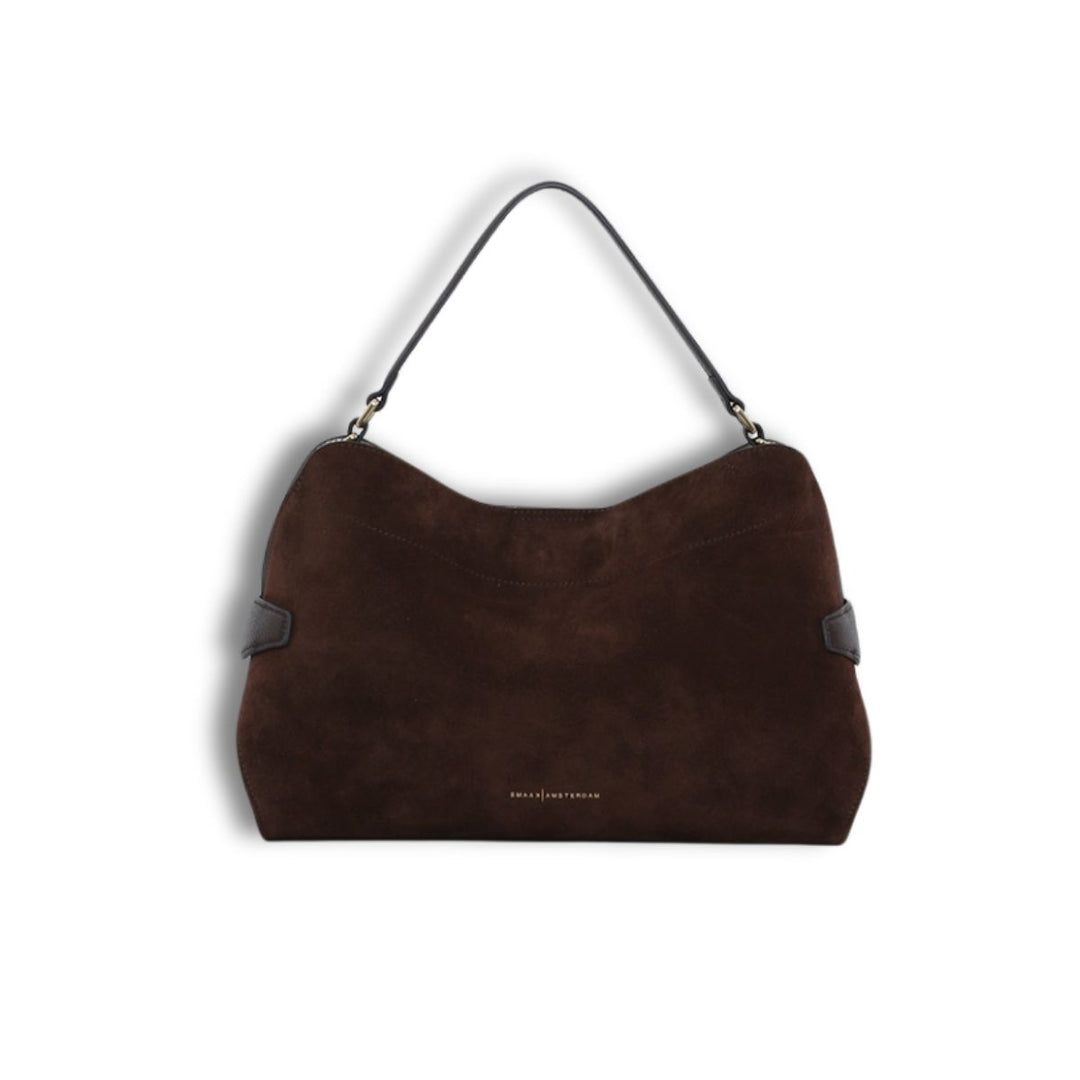 Voorkant Smaak Amsterdam Tina suede #kleur_hazel