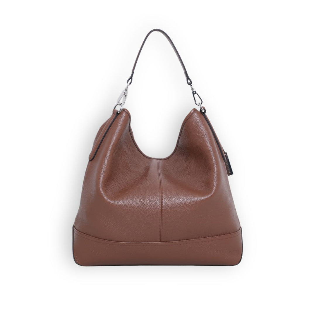 Achterkant smaak Amsterdam Tuur schoudertas in camel #kleur_camel